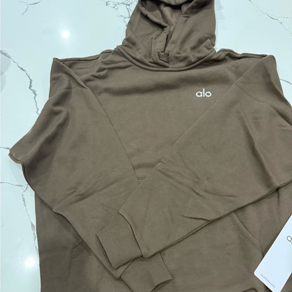 ALO Yoga Women's Brown Hoodie - Picture 2 of 2